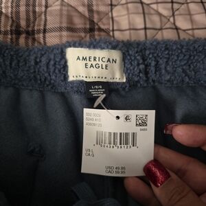 American Eagle Outfitters Blue Track Pants